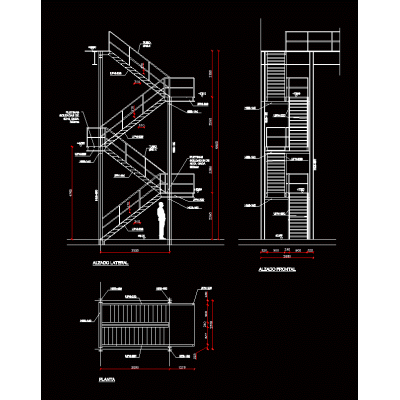 Escalera 2d
