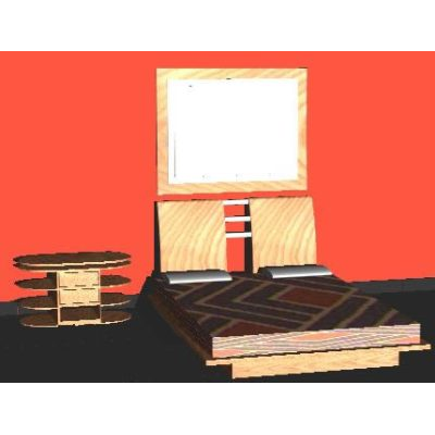 Cama de Madera Moderna