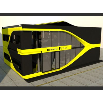 Concepto autocaravana f1 renault