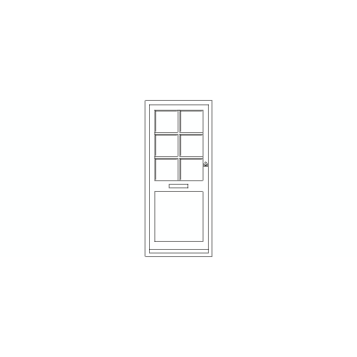 Puerta Principal En Alzado, Modelo 11