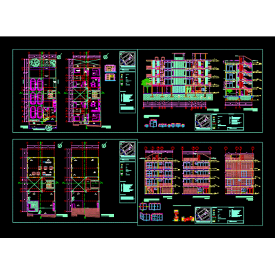 Edificio de departamentos 3 niveles