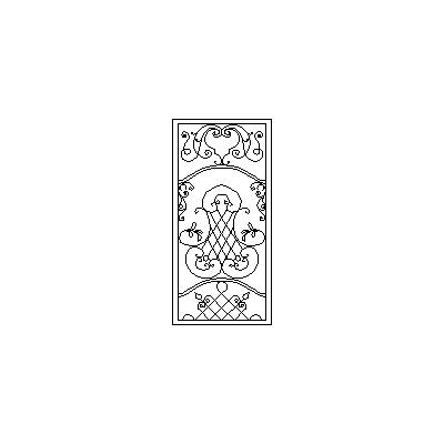 Elegant Wrought Iron Gate Design