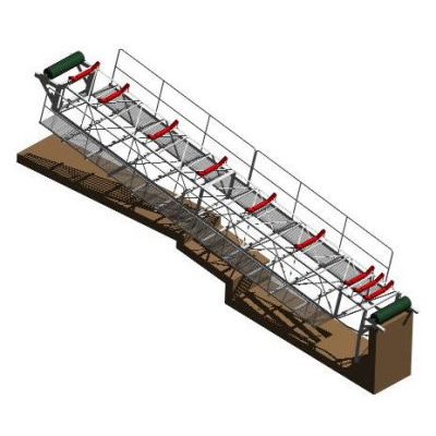 Rodillos de carga de acero 3d