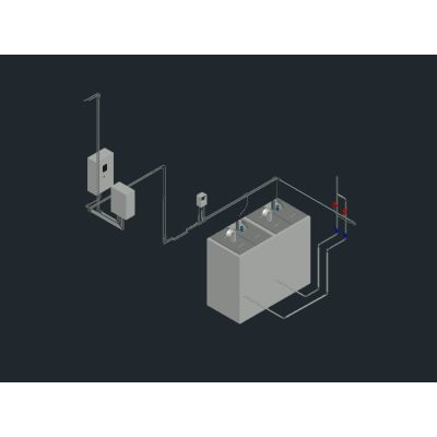 Tipico de montaje - sistema de control de nivel tk refrigerantes de fundicion