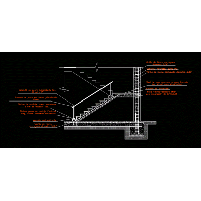 Escalera de concreto