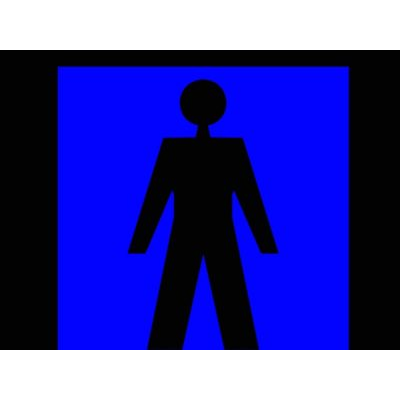 Senaletica para hombre- banos - acceso doc