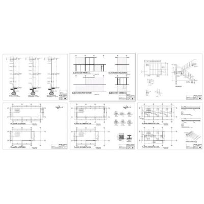 Modulo habilitacional de concreto reforzado