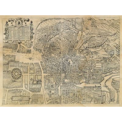 Plano de granada del siglo xvi-xvii