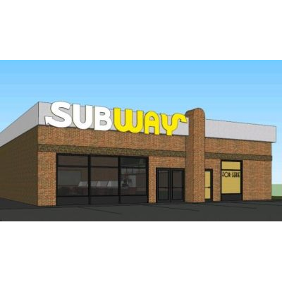 Restaurant subway 3d