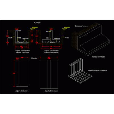 Reinforced concrete footings