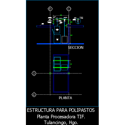 Estructura polipasto
