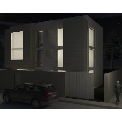 Edificio de apartamentos 3d