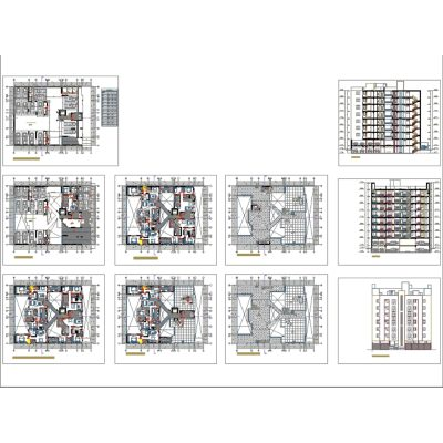 Edificio multifamiliar 8 pisos