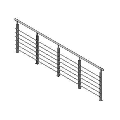 Baranda de aluminio.