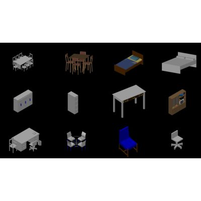 Mobiliario 3d