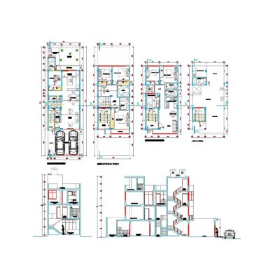 Diseno Multifamiliar Innovador 20x6 m