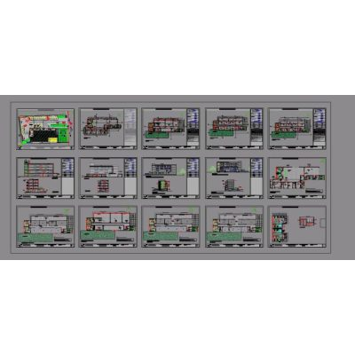 Hostel autocad