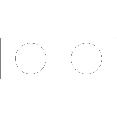Lavabo Doble Sobre Encimera Dimensiones 1,70×0,60M