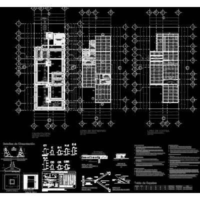 Plano estructural y detalles
