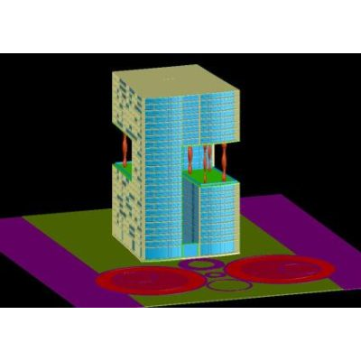Edificio en 3d 3dm