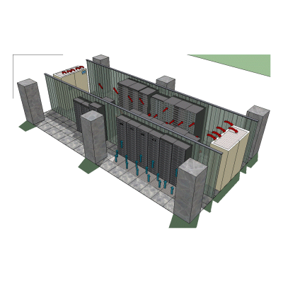 Sistema de Aire Acondicionado para Data Center con Confinamiento de Pasillos