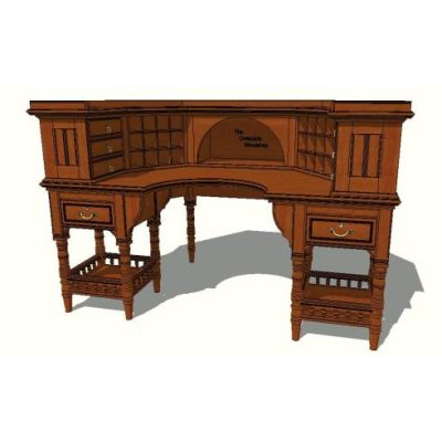 Escritorio Victoriano en Madera