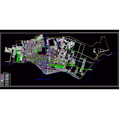 Plano Urbano de Punta Arenas