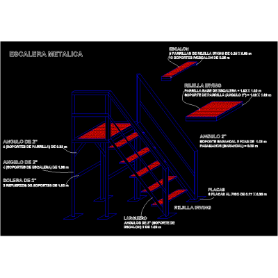 Escalera metalica