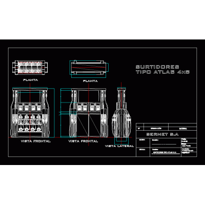 Surtidor atlas 4x8