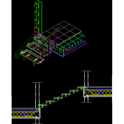 Escalera de madera