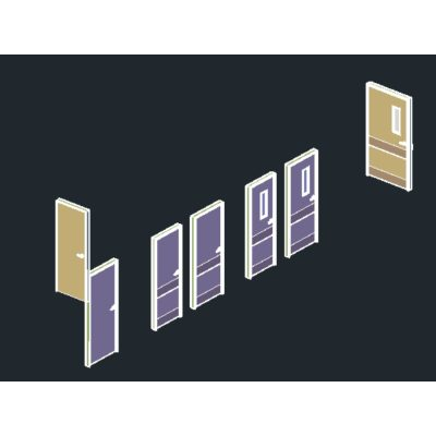 Puertas para hospitales con protecciones y mirillas