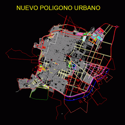 Plano Urbano de Caldas, Antioquia