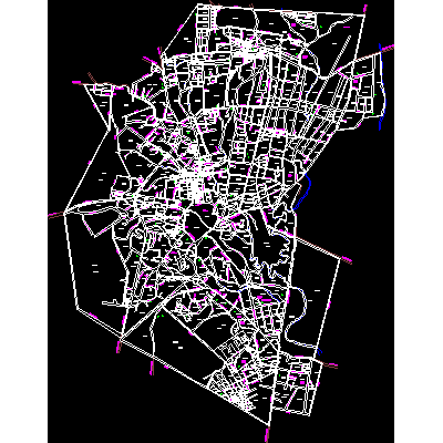 Mapa de cerro azul - estado de veracruz - mexico