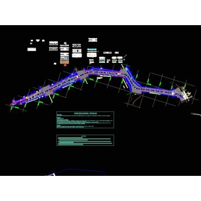 Planos de canal de concreto armado y saneamiento