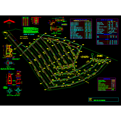 Plano de alcantarillado - atarjeas