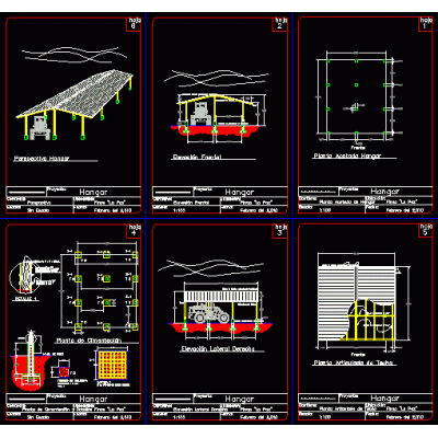 Hangar para tractor