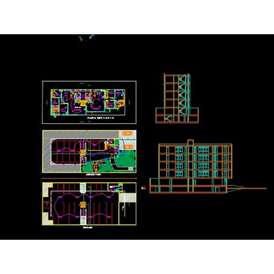 Edificio de 5 pisos tipo vivienda multifamiliar