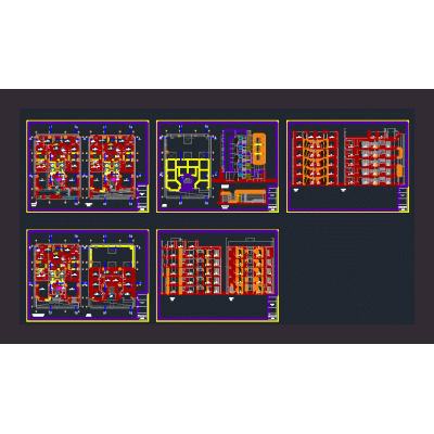 Multifamiliar 5 niveles de 14 x 20m