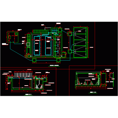Residual water treatment plant