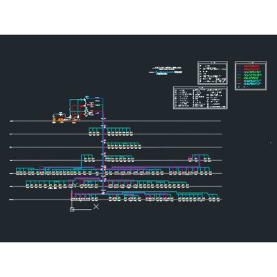 Esquema vertical de principio  fan-coil