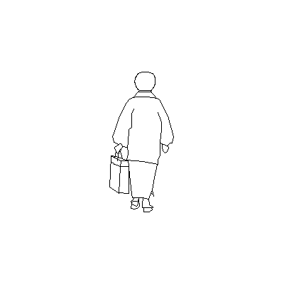 Figura femminile in movimento