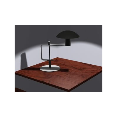 Lampara 3d con materiales aplicados