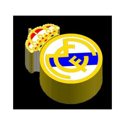 real madrid shield - 3d