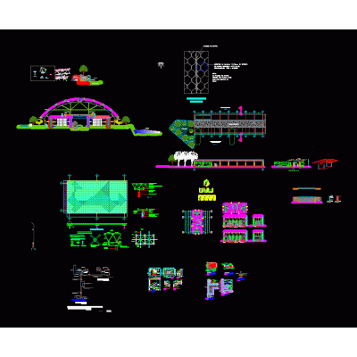 Detalles varios de terminal ferroviario