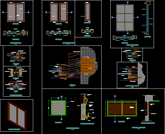 various windows