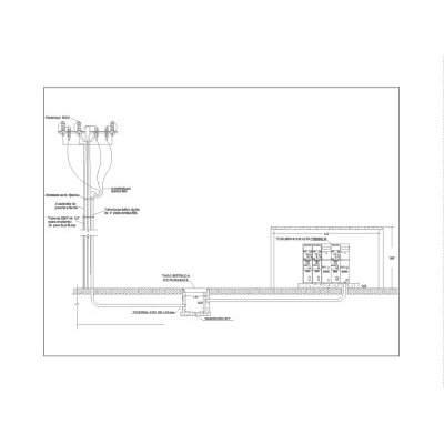 Post-to-deck underground connection