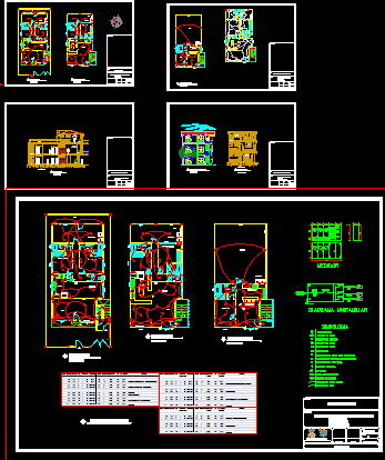 Plan of electrical installations