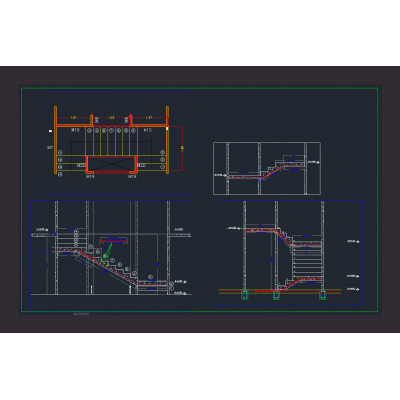 Escalera para sistema industrializado