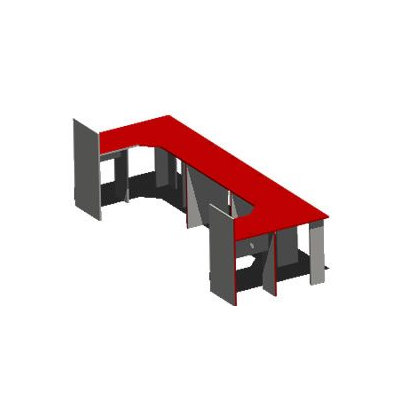 Modulo de oficinas en 3d