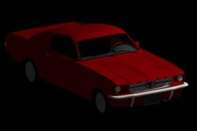 ford mustang 3d model